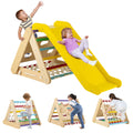 4 in 1 Wooden Climbing Triangle Set W/ Ramp